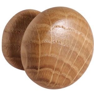 Gedotec Möbelknopf PAOLO aus Holz, Ø 28 mm