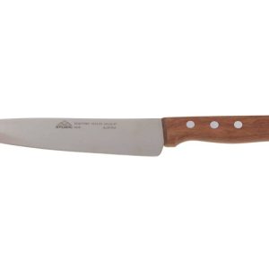 Stubai Küchenmesser aus Chrom-Molybdän-Edelstahl spezialgehärtet mit Holzgriff, 160 mm