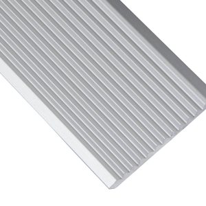 Alfer Treppenkantenprofil 41×23 mm Aluminium Treppenwinkel L-Form selbstklebend, 1000 mm