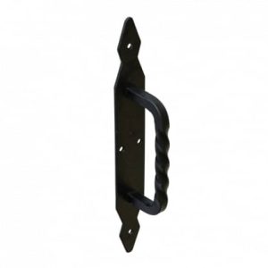 Domax Torgriff aus Stahl schwarz, 130 mm