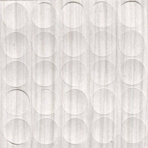 Gedotec Abdeckkappen aus Echtholz oder Kunstharz selbstklebend, 805 – Pure Surfside Esche – Ø 14 mm – 25 Stück