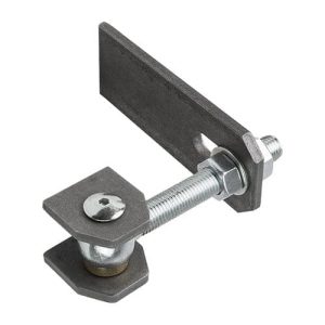 Domax Zauntorband aus Stahl zum Schweißen verstellbar, M16 x 120 mm