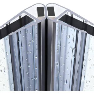 Rehau Magnetdichtung für Duschtüren mit Glasstärke 6 – 8 mm, 90°, 2000 mm