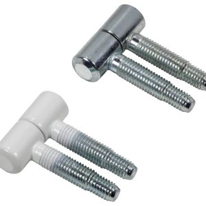 SFS Intec Einbohrband 13 mm Fensterband Stahl Möbelband, Stahl 9010 – reinweiss