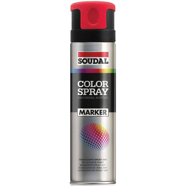 Soudal Farb-Markierspray, Orange fluoreszierend 500ml