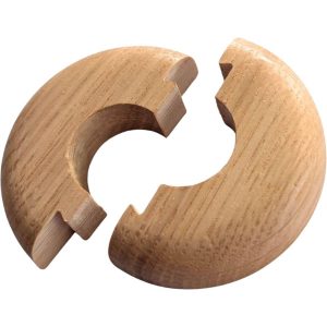Gedotec Heizkörper-Rosette aus Holz lackiert, Ø 50 mm Eiche lackiert 16 mm – 1/4'' Gedotec Heizkörper-Rosette aus Holz lackiert, Ø 50 mm Eiche lackiert 16 mm – 1/4''