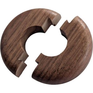 Gedotec Heizkörper-Rosette aus Holz lackiert, Ø 50 mm Nussbaum lackiert 19 mm – 3/8'' Gedotec Heizkörper-Rosette aus Holz lackiert, Ø 50 mm Nussbaum lackiert 19 mm – 3/8''
