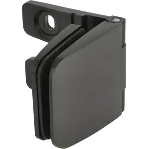 Siso Glastürscharnier OBSESSION aus Messing für Glasstärke 8-10 mm Schwarz matt