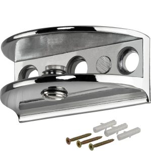 Siso Klemmtablarträger DOME aus Metall, Glasdicke 7 – 10 mm