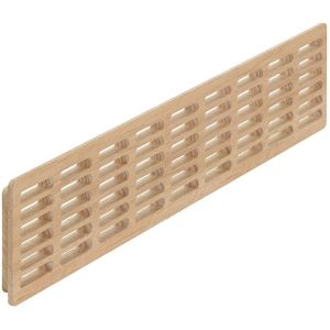Häfele Lüftungsgitter aus Holz geeignet für Sauna-Anwendung, Buche – 550 x 100 mm