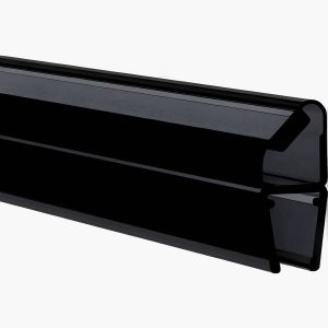 Rehau Magnetdichtung für Duschtüren schwarz mit Glasstärke 6 – 8 mm, 180°, 2000 mm