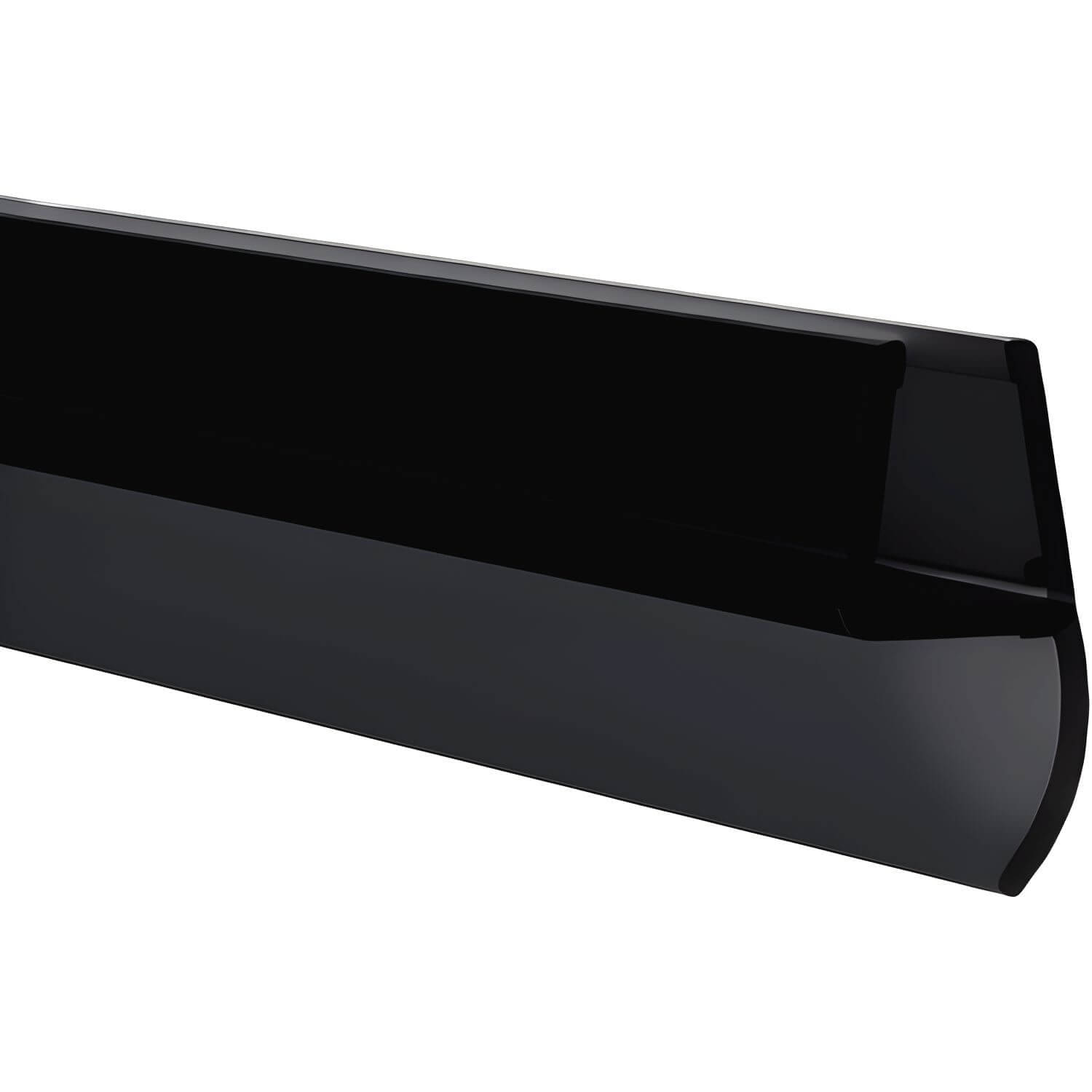 Rehau Mitteldichtung aus Kunststoff schwarz mit seitlicher Lippe für Glasdicke 6 - 8 mm, 1000 mm