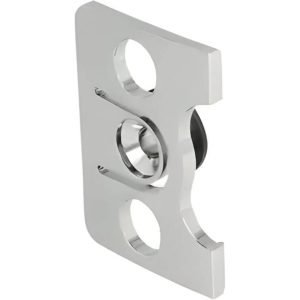 Siso Montageplatte Smart-Fix für Glastürscharnier OBSESSION Chrom poliert