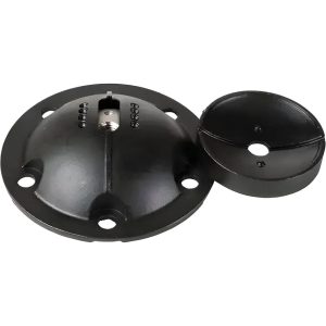 Siso Tischbeinverbinder MINI-TWISTER aus Edelstahl, M8 schwarz