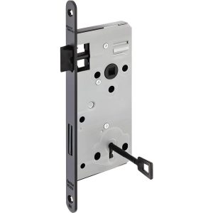 Dorma Einstemmschloss ERGO Ö-NORM 90 mm DM 50 Buntbart Schwarz matt