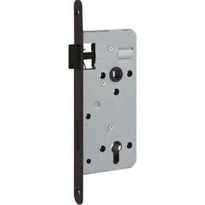 Dorma Einstemmschloss ERGO Ö-NORM 88 mm DM 50 Profilzylinder Schwarz matt