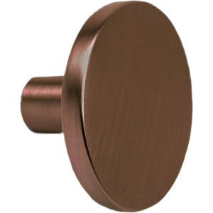 Viefe Möbelknopf COMO aus Metall rund, Ø 41 mm – Bronze gebürstet