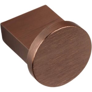 Viefe Möbelknopf NEXX aus Aluminium, Ø 25 mm – Bronze gebürstet