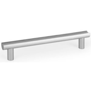 Viefe Möbelgriff MOON aus Aluminium, Edelstahl-Optik – 160 mm