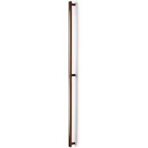 Viefe Stoßgriff MOON aus Aluminium, Bronze gebürstet – 1056 mm – Beidseitig (1 Paar)