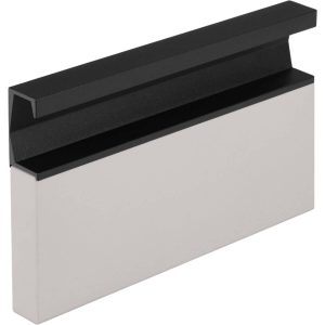 Viefe Möbelgriff SIX aus Aluminium, 797 mm – Lavaschwarz