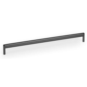 Viefe Möbelgriff BEAM aus Metall, Titan schwarz poliert – 320 mm