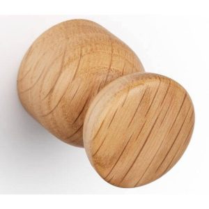 Viefe Möbelknopf PIECE aus Holz, Eiche – Durchmesser 25 mm