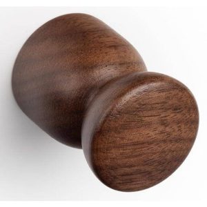 Viefe Möbelknopf PIECE aus Holz, Walnuss – Durchmesser 25 mm