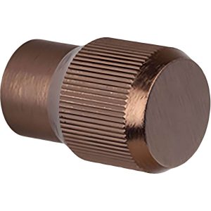 Viefe Möbelknopf BROOKLYN aus Aluminium, Ø 20 mm Bronze gebürstet