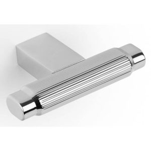 Viefe Möbelknopf BROOKLYN aus Aluminium, Nickel poliert
