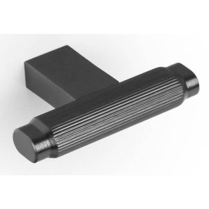 Viefe Möbelknopf BROOKLYN aus Aluminium, Titan schwarz