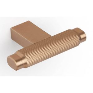 Viefe Möbelknopf BROOKLYN aus Aluminium, Messing dunkel gebürstet