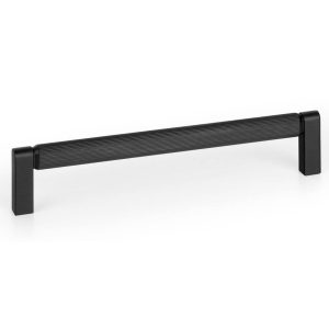 Viefe Möbelgriff BROOKLYN aus Aluminium, 160 mm – Schwarz matt