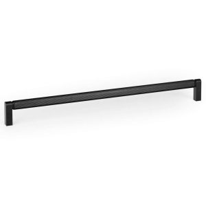 Viefe Stoßgriff BROOKLYN BIG aus Aluminium, Schwarz matt – 448 mm – Einseitig (1 Stück)
