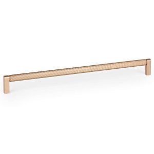Viefe Stoßgriff BROOKLYN BIG aus Aluminium, Messing dunkel gebürstet – 1056 mm – Einseitig (1 Stück)