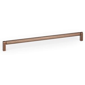 Viefe Stoßgriff BROOKLYN BIG aus Aluminium, Bronze gebürstet – 1056 mm – Einseitig (1 Stück)