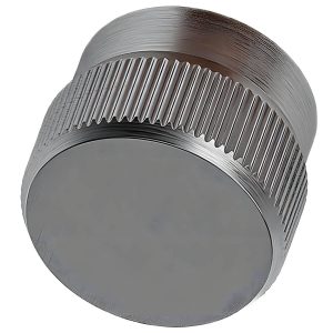 Viefe Möbelknopf BROOKLYN aus Aluminium, Ø 40 mm Nickel poliert