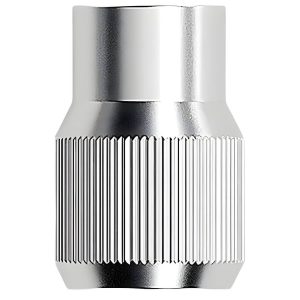 Viefe Möbelknopf BROOKLYN aus Aluminium, Ø 20 mm Nickel poliert