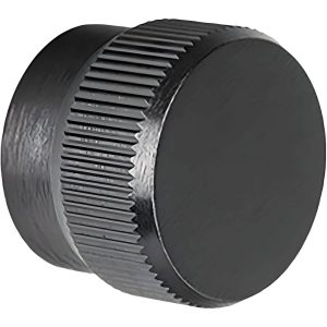 Viefe Möbelknopf BROOKLYN aus Aluminium, Ø 40 mm Titan schwarz