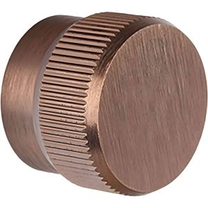 Viefe Möbelknopf BROOKLYN aus Aluminium, Ø 40 mm Bronze gebürstet