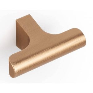 Viefe Möbelknopf HINOKI aus Metall, Messing dunkel gebürstet