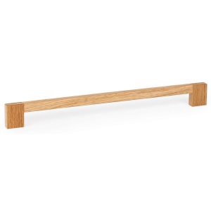 Viefe Stoßgriff HAKO BIG aus Holz, Eiche – 960 mm – Einseitig (1 Stück)