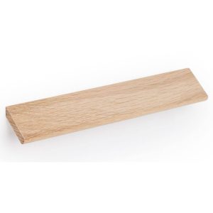 Viefe Möbelgriff CANO aus Holz, 160 mm – Eiche roh (unbehandelt)