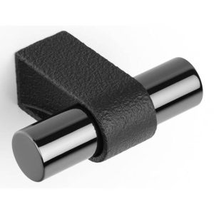 Viefe Möbelknopf CASEY aus Aluminium, Titan schwarz poliert