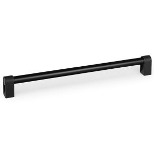 Viefe Stoßgriff CASEY BIG aus Aluminium, Schwarz matt – 736 mm – Einseitig (1 Stück)