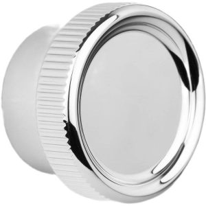 Viefe Möbelknopf BOTO aus Aluminium, Ø 45 mm – Nickel poliert