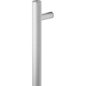 Viefe Stoßgriff BOTO BIG aus Aluminium, Edelstahl-Optik – 1024 mm – Einseitig (1 Stück)