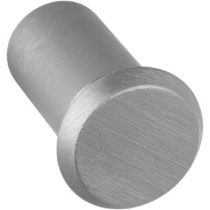 Viefe Möbelknopf FASE aus Aluminium, Ø 23 mm – Edelstahl-Optik
