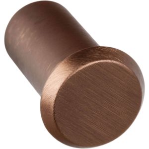 Viefe Möbelknopf FASE aus Aluminium, Ø 23 mm – Bronze gebürstet