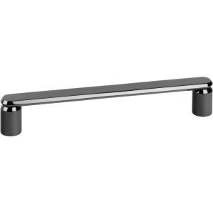 Viefe Möbelgriff FASE aus Aluminium, BA 320 mm – Titanschwarz poliert (PVD)